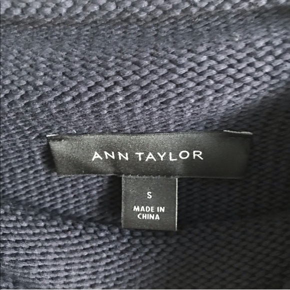 Ann Taylor Colorblock Tie Sleeve Mock Neck Sweater - Picture 4 of 5